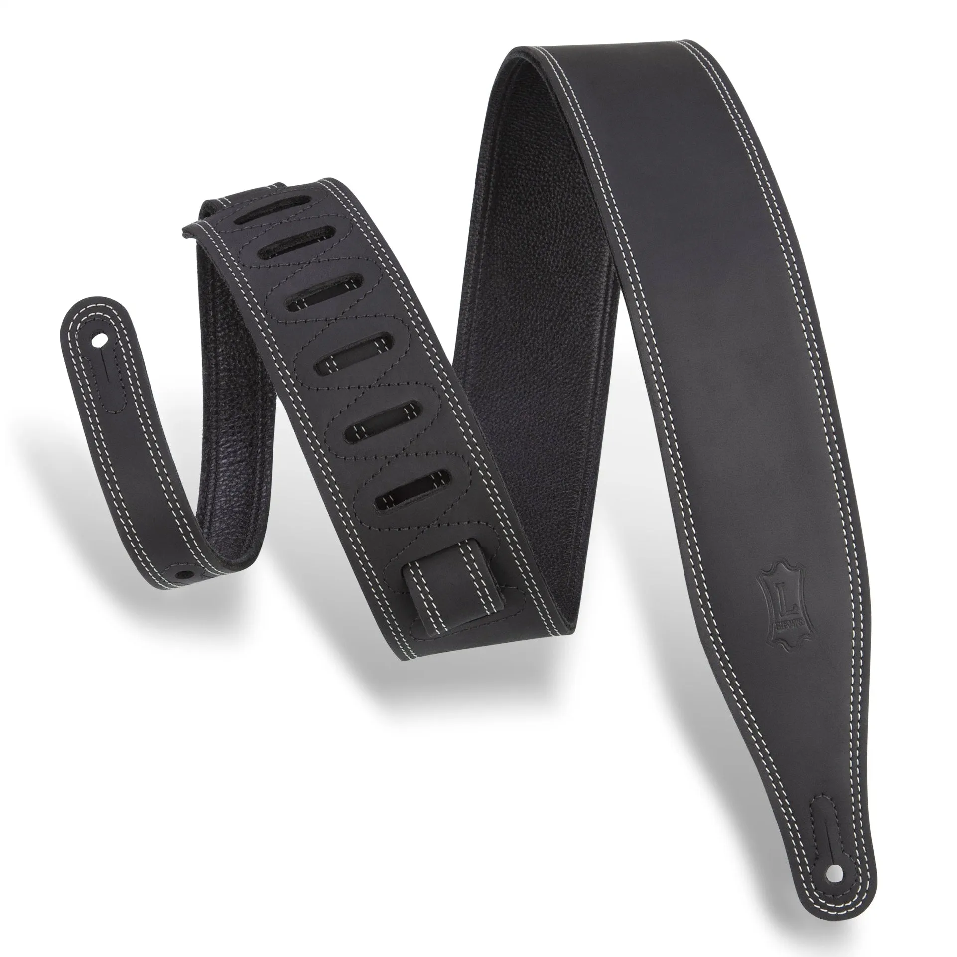 Levy's 2.5" Leather Guitar Strap M17BDS