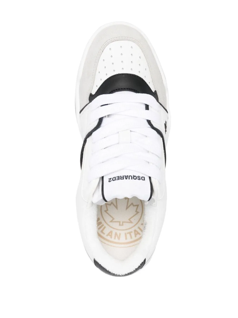 Logo velour sneakers