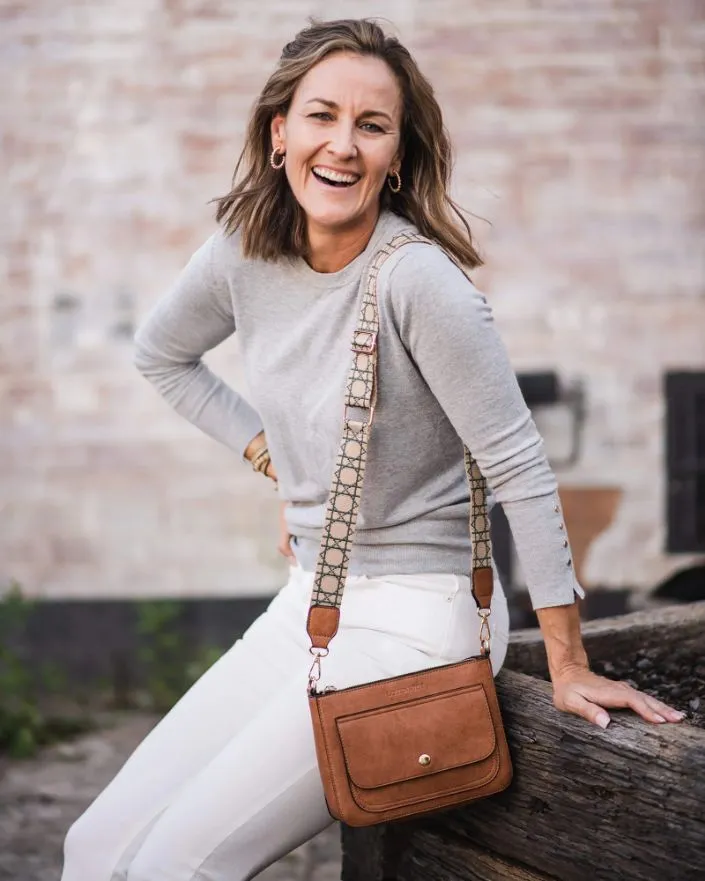 LOUENHIDE Lizzie Crossbody Bag - Honey