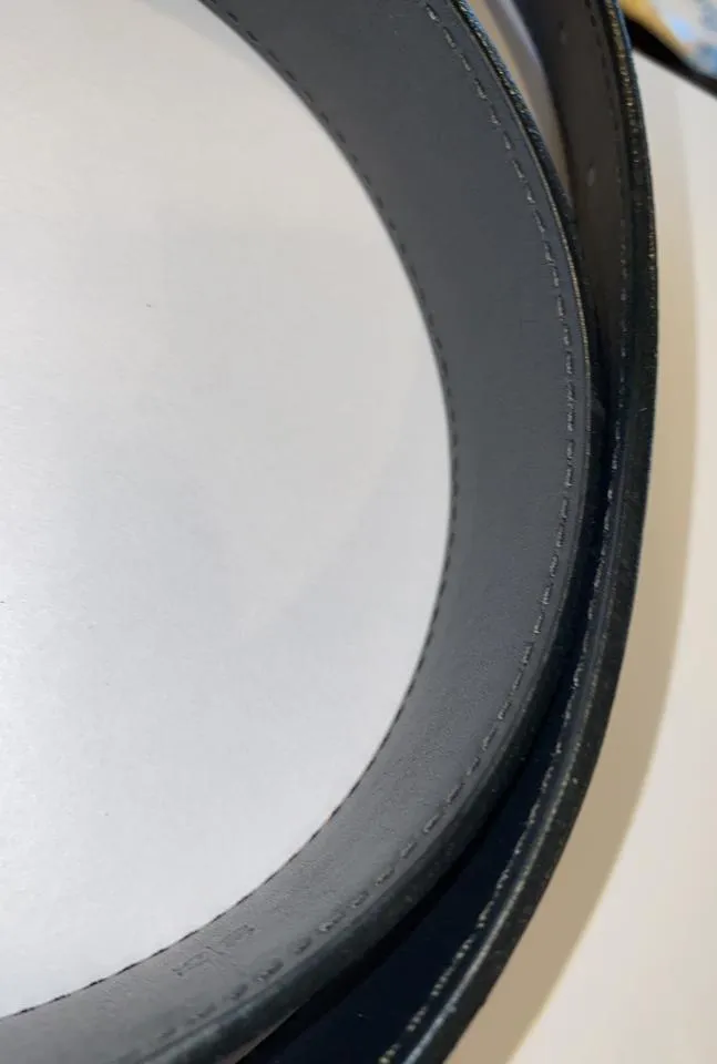 Louis Vuitton 75/30 Black Multicolor Monogram Ceinture Belt 861103