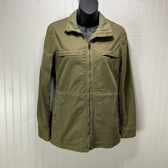 LUCKY BRAND Green Canvas Jacket