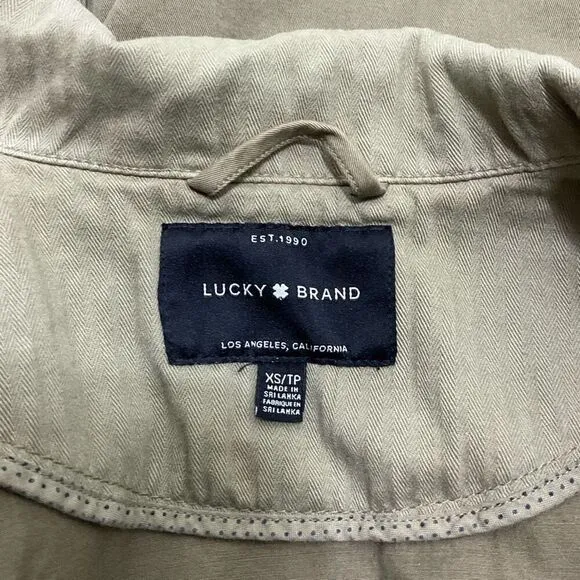 LUCKY BRAND Green Canvas Jacket