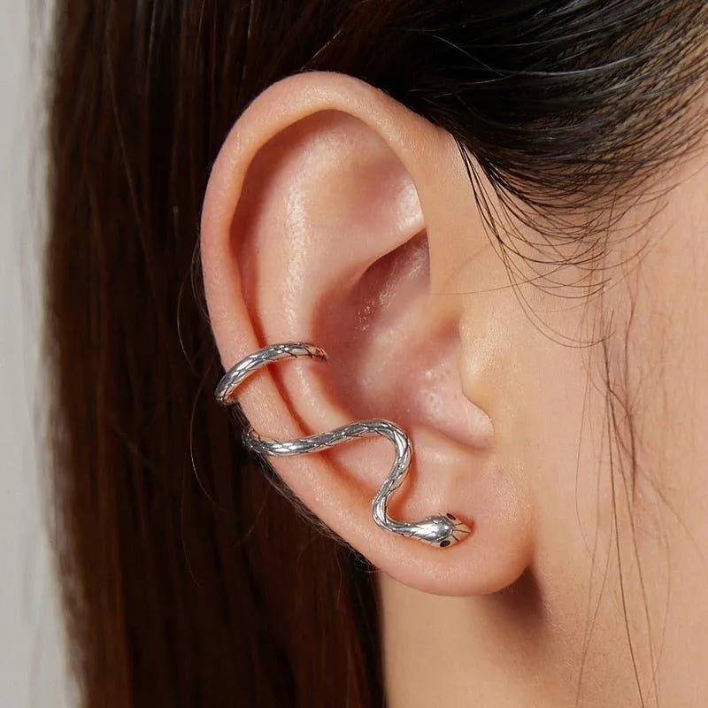 Magical Snake Ear Buckle Earring