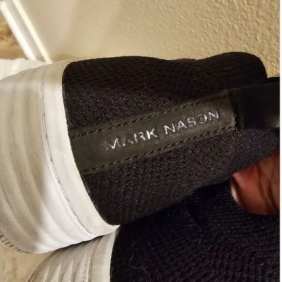 Mark Nason Black Slip On Men's Sneakers Size 10.5