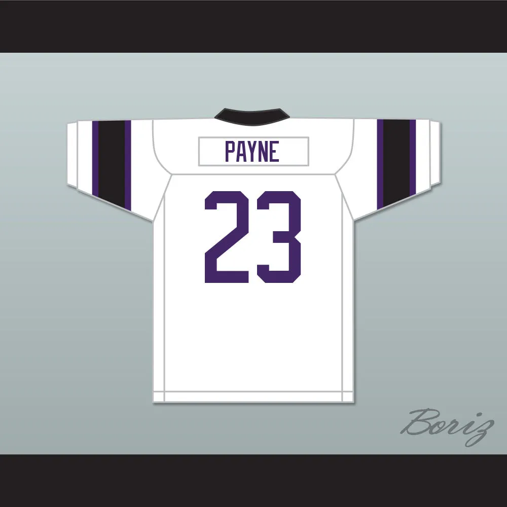 Martin Payne 23 Morris Brown College Wolverines White Football Jersey