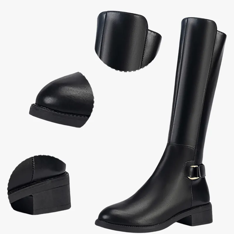 Mason | High Boots for Women PU Leather riding boots