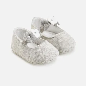 Mayoral Mary Jane Flowers Grey