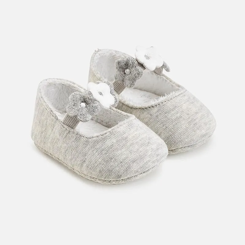 Mayoral Mary Jane Flowers Grey