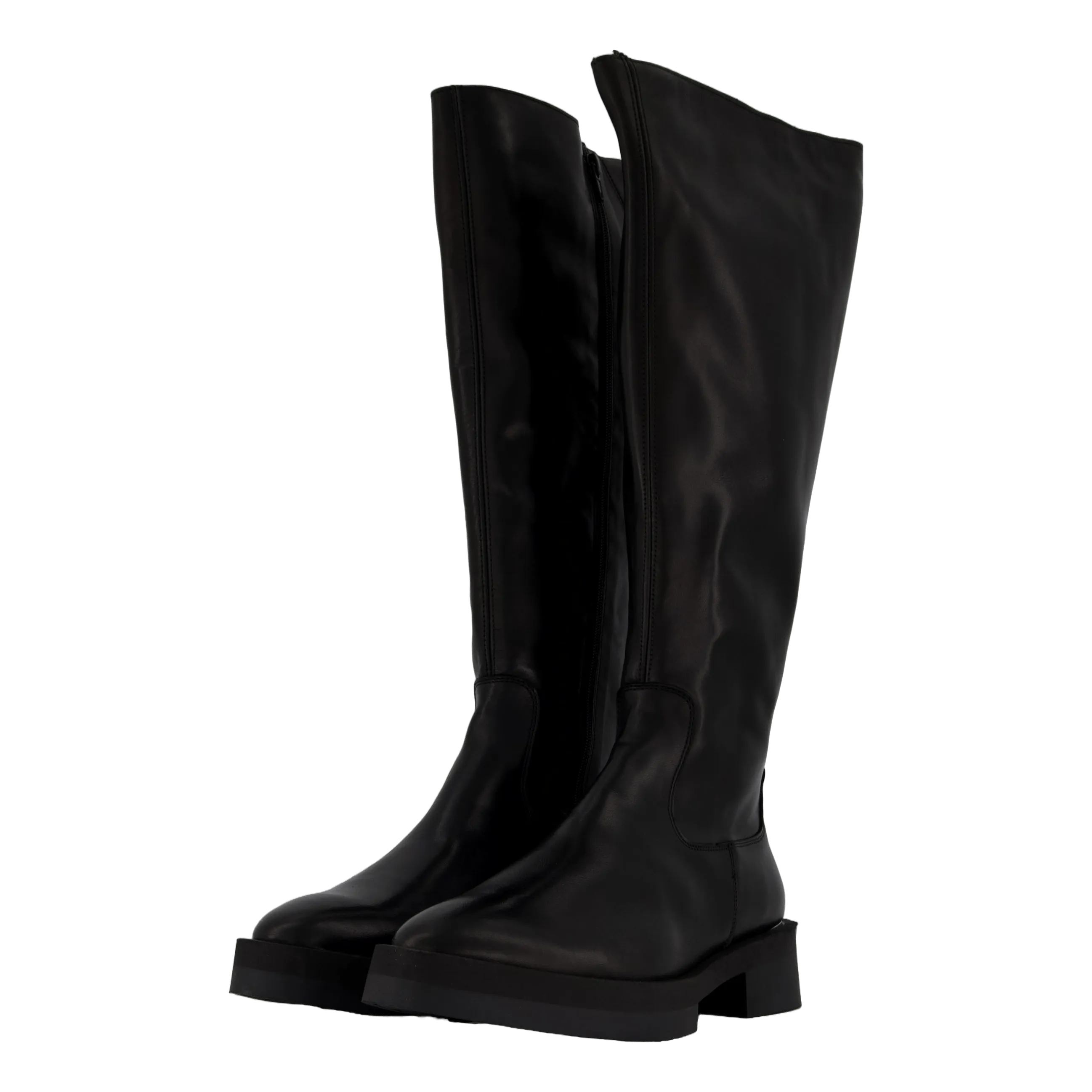 Medellyn High Boots Black Leather