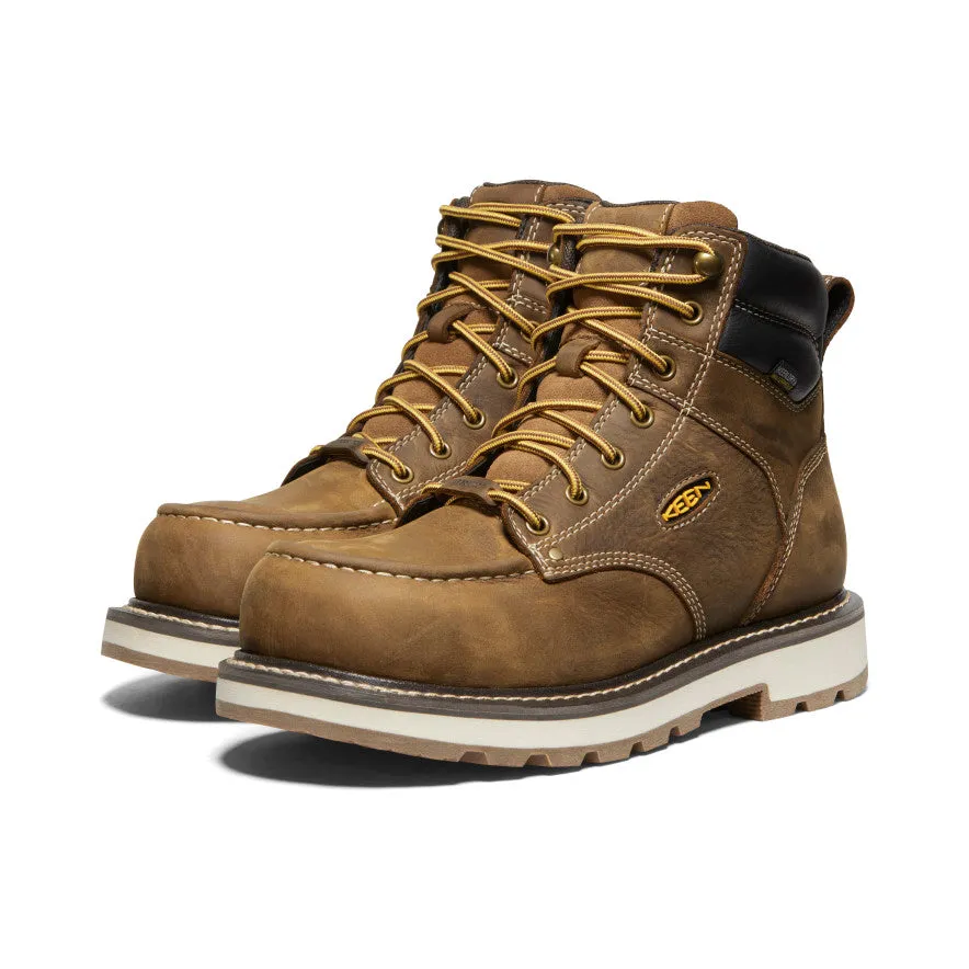 Men's Cincinnati 6" Waterproof 90° Heel Boot (Carbon-Fiber Toe) (Wide)