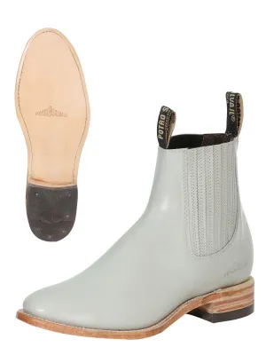 Men's Classic Patent Leather Charro Ankle Boots 'Potro Salvaje' 123792