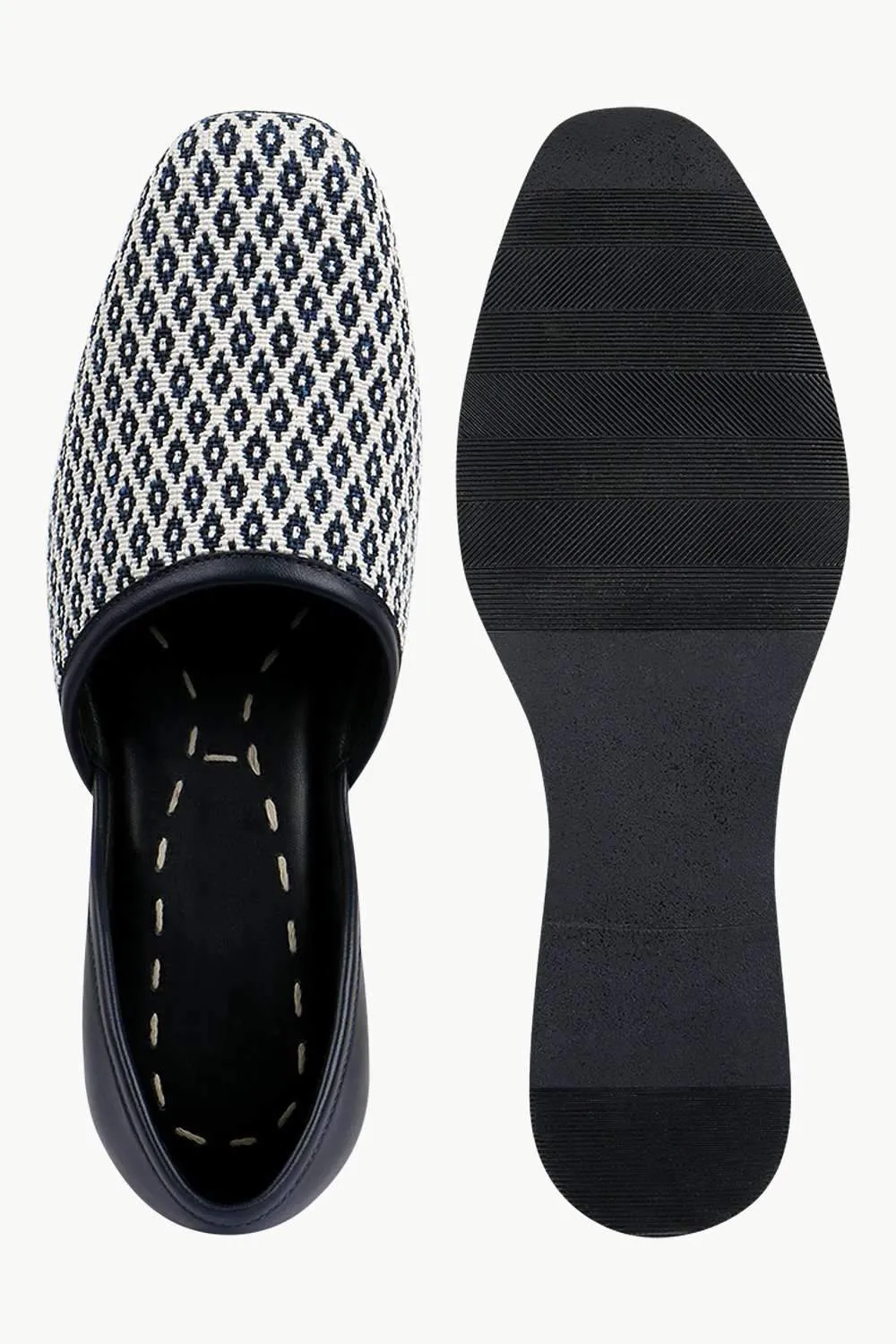 Men's Diamond Jacquard Juttis