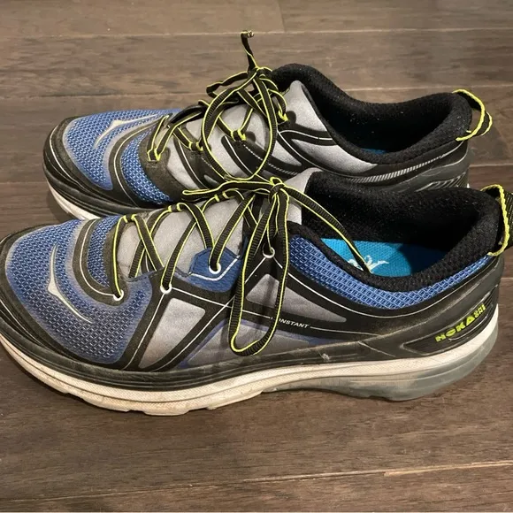 MEN'S HOKA CONSTANT SHOES - TRUE BLUE / GREY / CITRUS 12.5