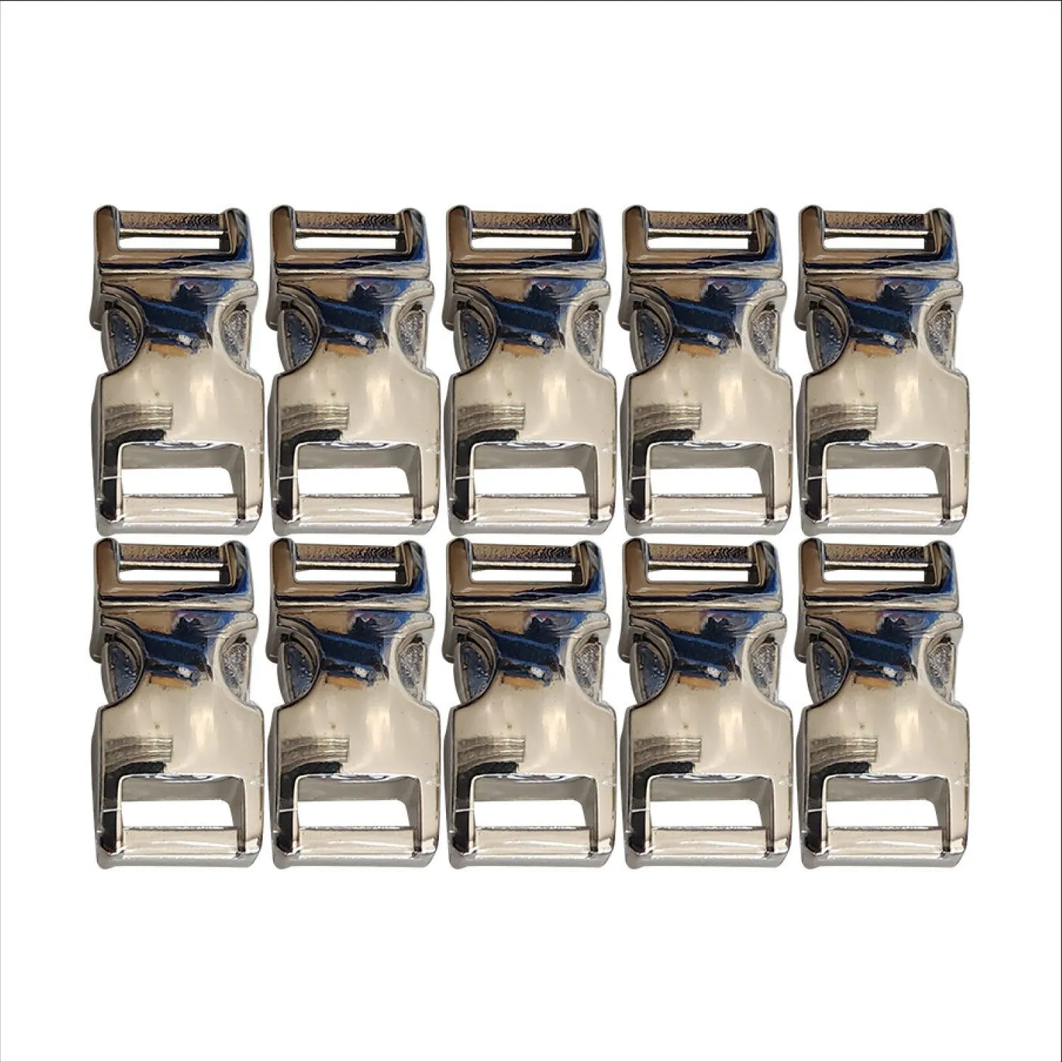 Metal Buckle - Gun Metal 10mm