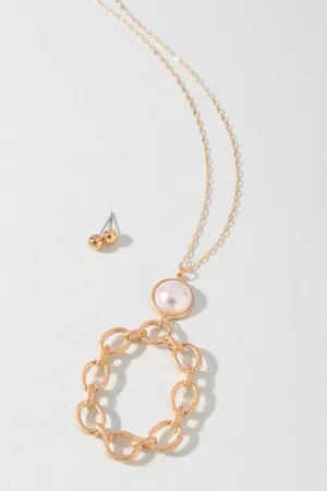 Metal Buckle Necklace