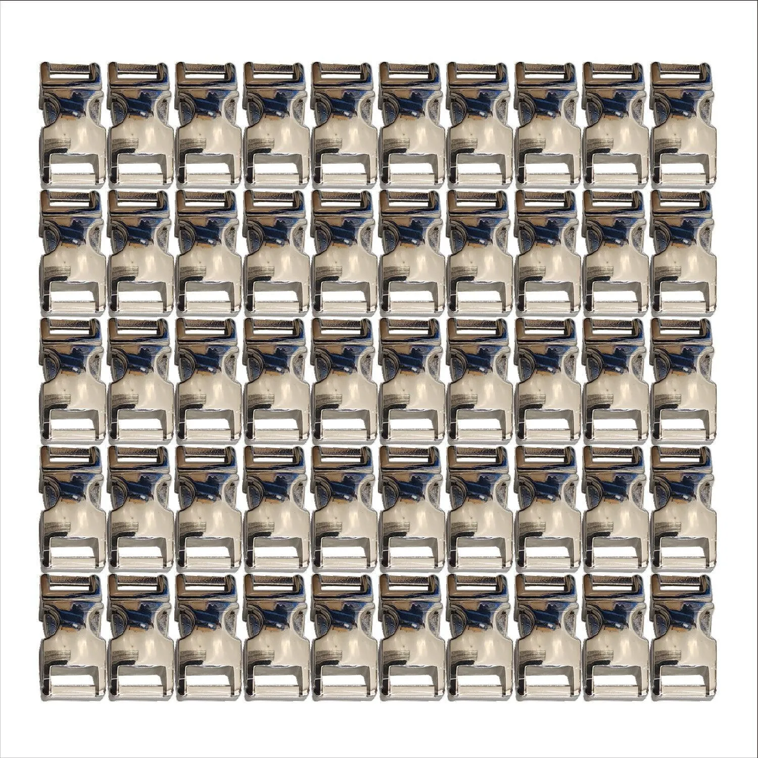 Metal Buckle - Silver 10mm