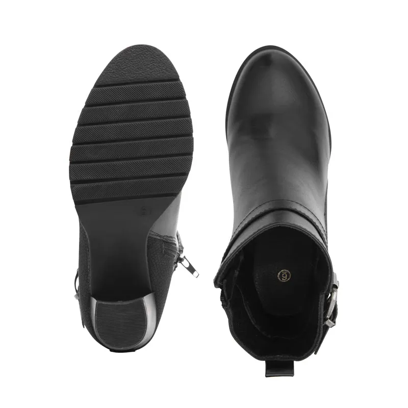 Metal ButtonAnkle Booties Mysoft