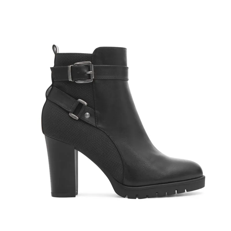 Metal ButtonAnkle Booties Mysoft