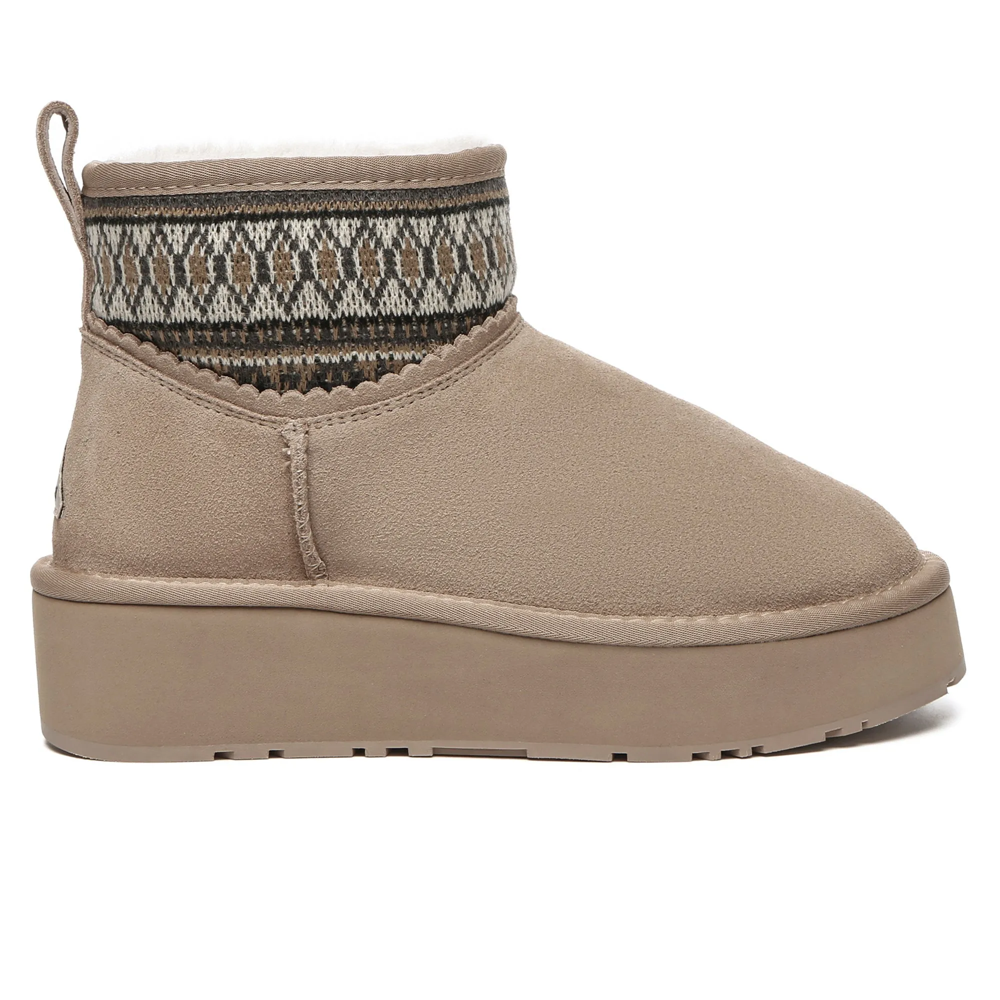 Mini Woven Ankle Platform