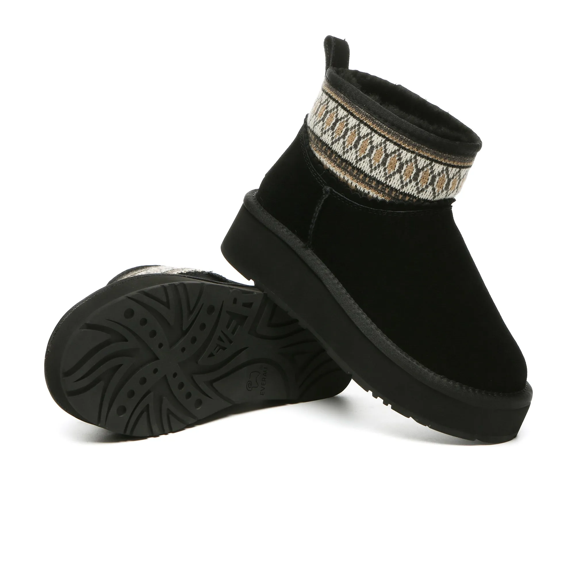 Mini Woven Ankle Platform
