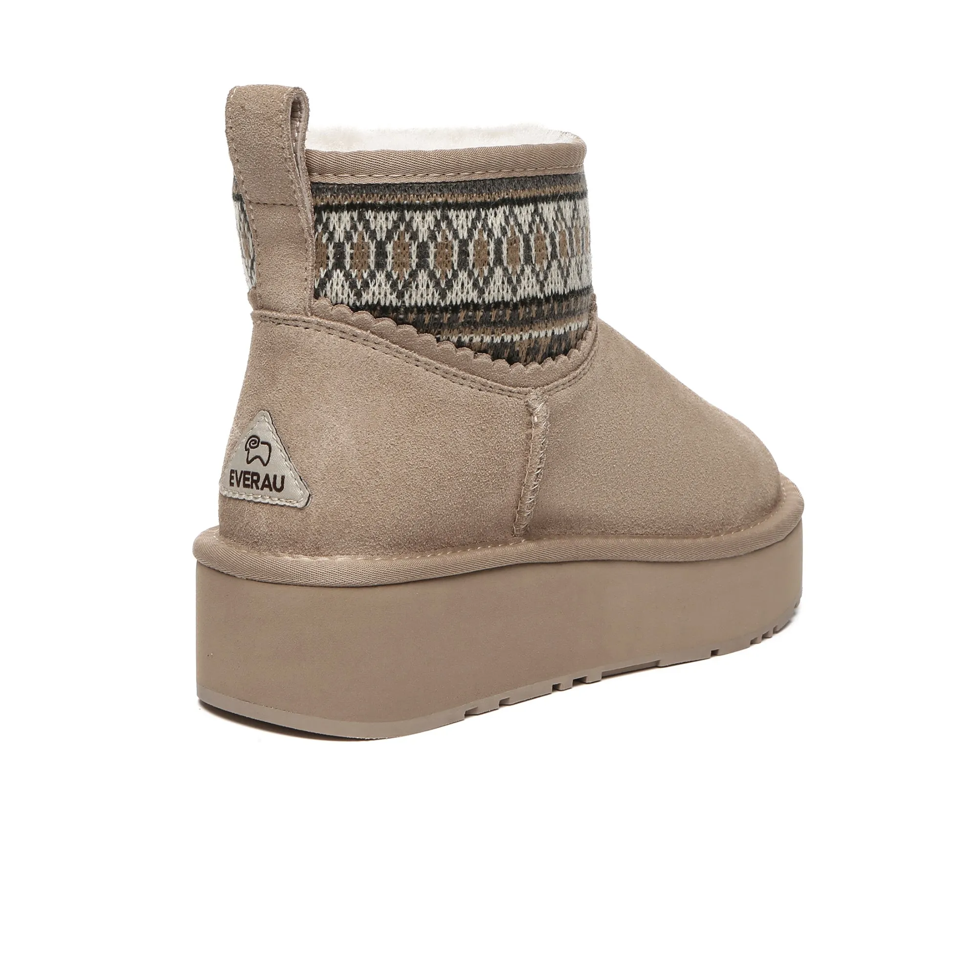 Mini Woven Ankle Platform