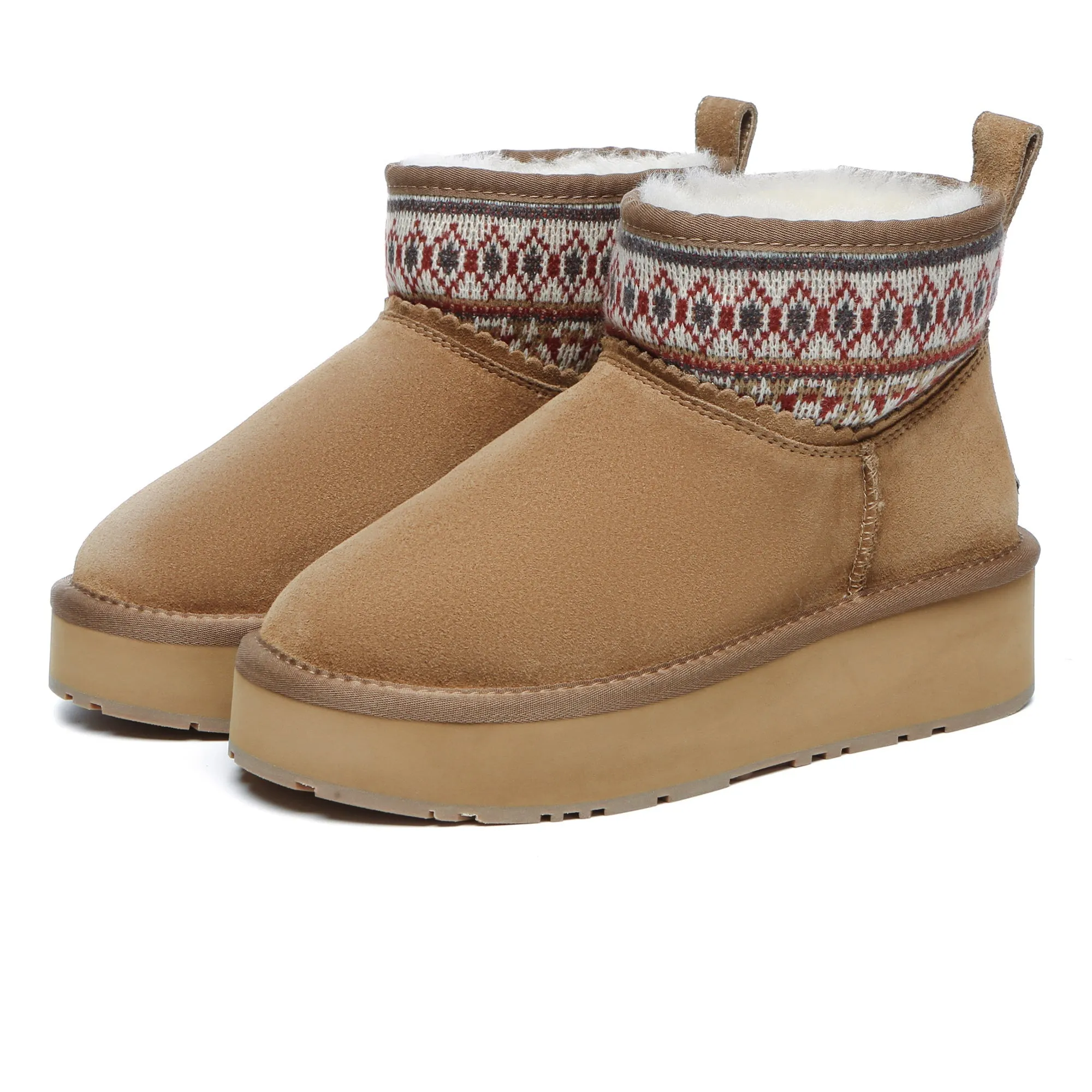 Mini Woven Ankle Platform