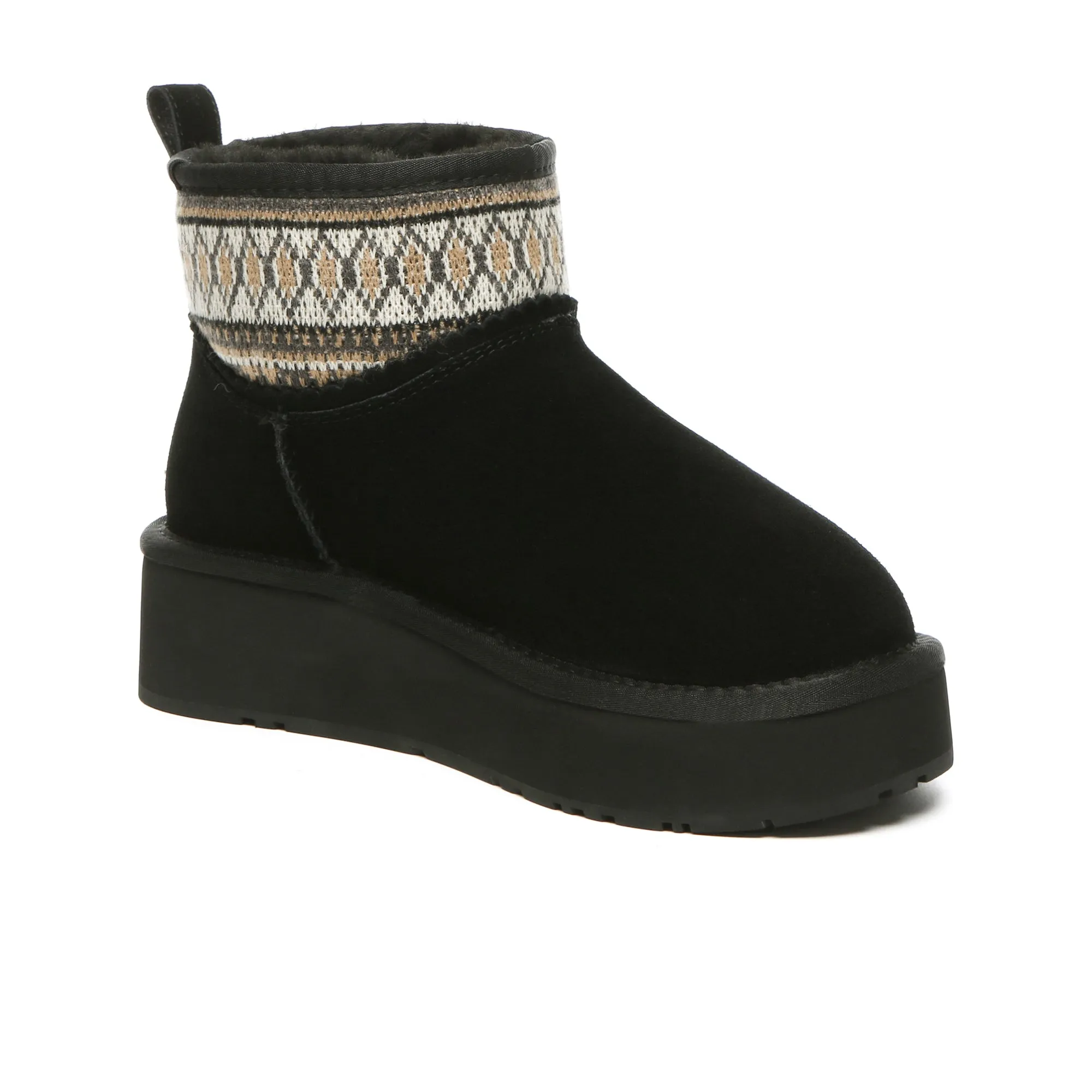 Mini Woven Ankle Platform