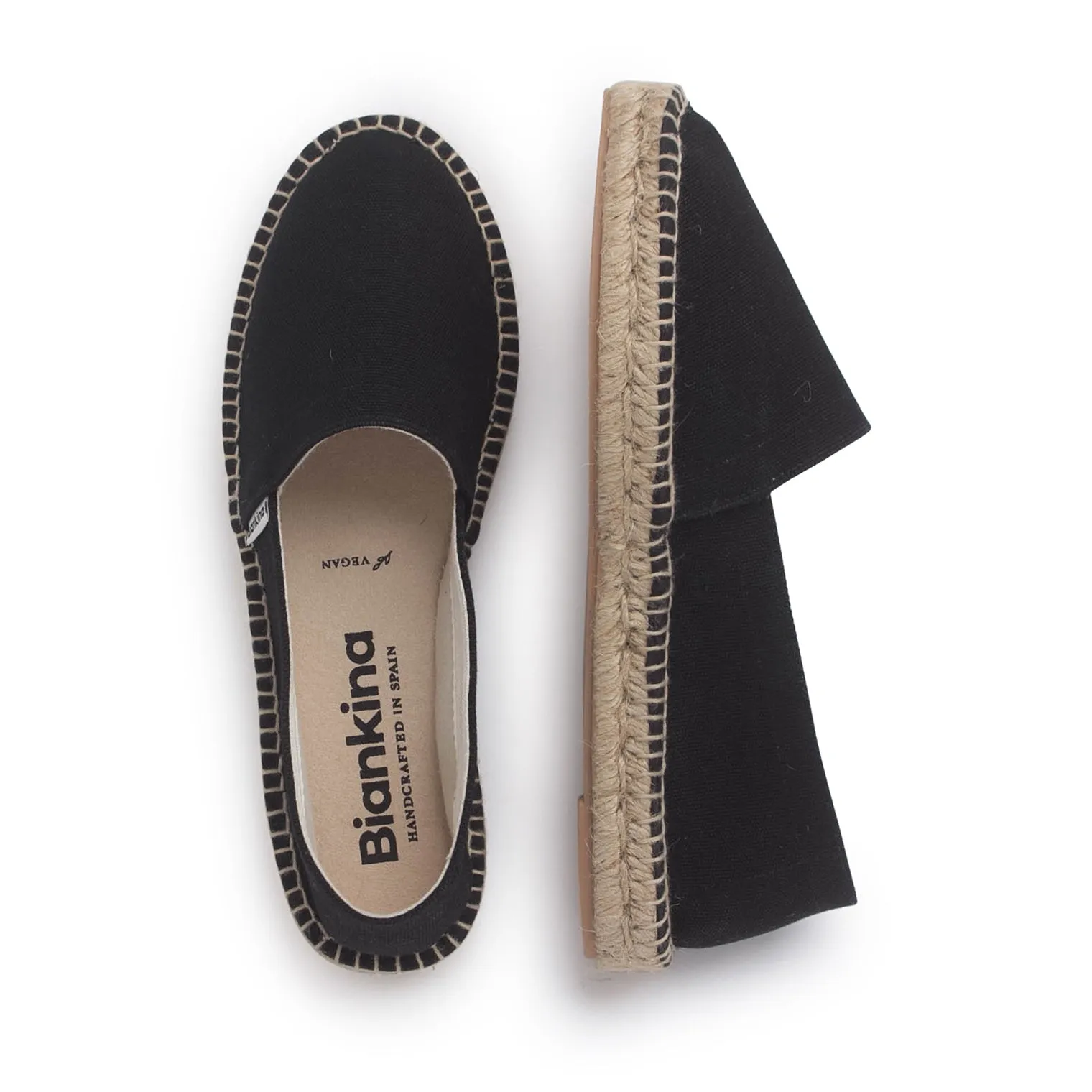 Monaco Eco Friendly Men's Espadrilles - Black
