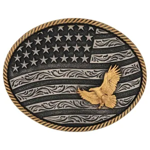 Montana Silversmiths Freedom's Majesty Oval Attitude Buckle