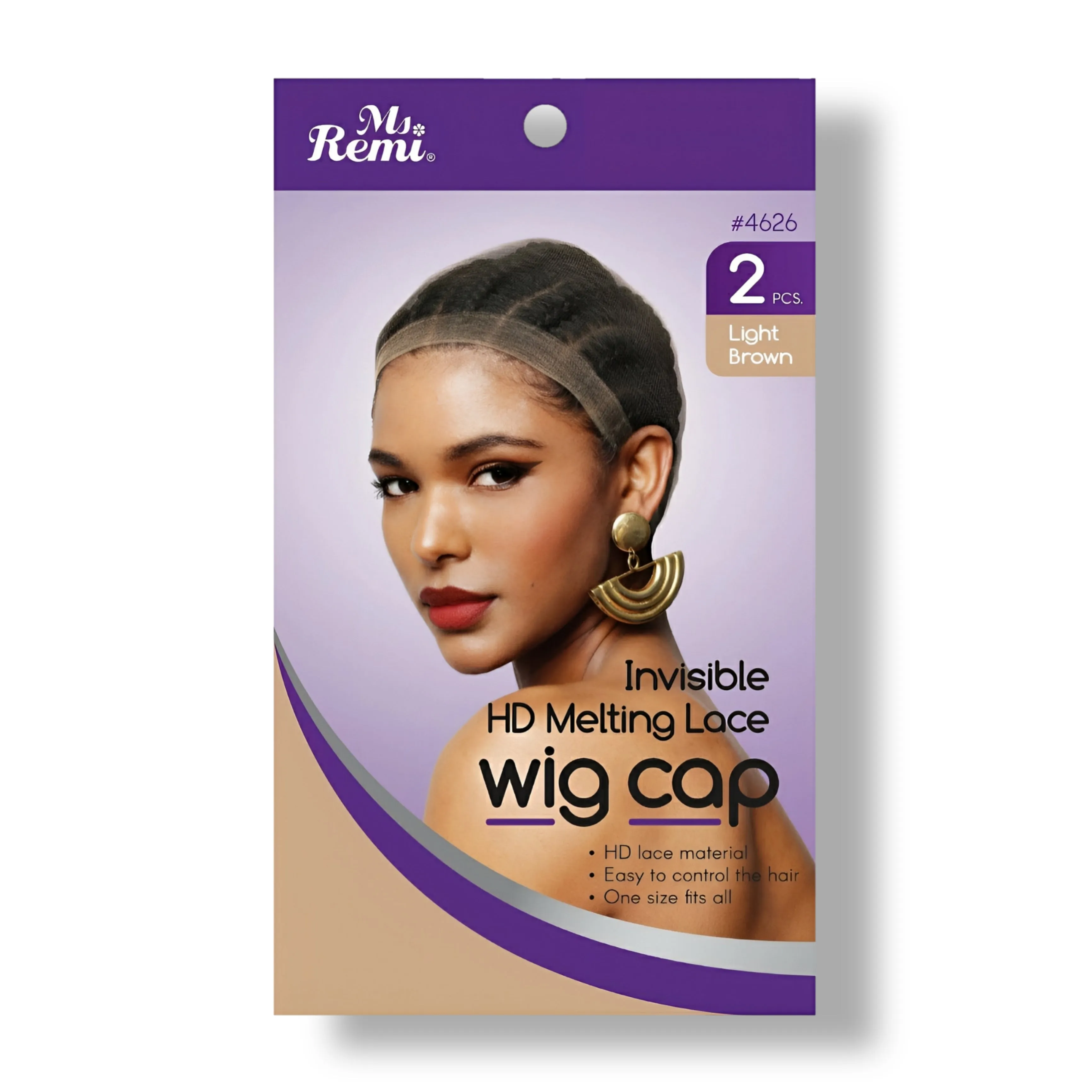 Ms. Remi 2pc Invisible HD Melting Lace Wig Cap
