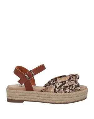 MTNG Brown Espadrilles (17408619BI) Woman