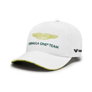 NEW ASTON MARTIN F1 TEAM HAT 2024 WHITE