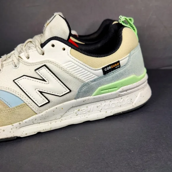 New Balance 997H Cordura Pastel Blue  Off White Athletic Sneaker Mens Shoe Sz 12