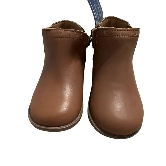 NEW Stride Rite 9W Heritage Collection Agnes Brown Leather Boots