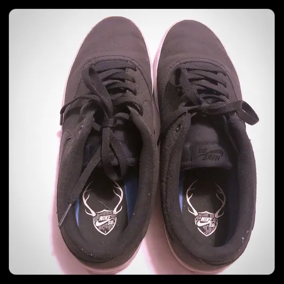 Nike check solar PRM black gray and white sneakers