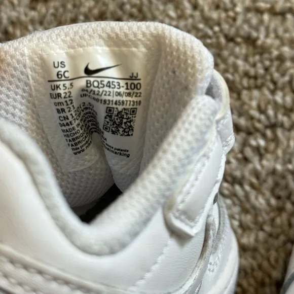 Nike Court Borrow Low 2 and Air Max Bolt - both size 6C