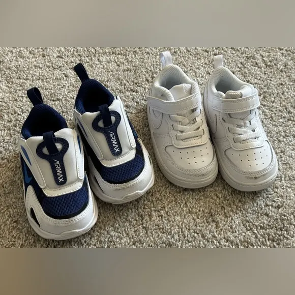 Nike Court Borrow Low 2 and Air Max Bolt - both size 6C