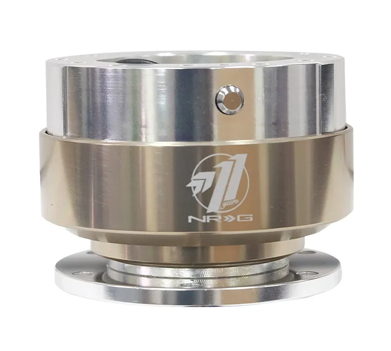 NRG SRK-100TI Black Body Titanium Chrome Ring Quick Release Gen 1.5