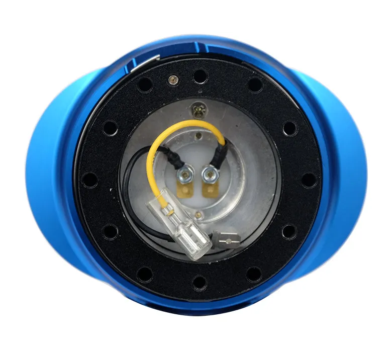 NRG SRK-220BK-BL: Black Body / Invader Blue Ring Quick Release Gen 2.2