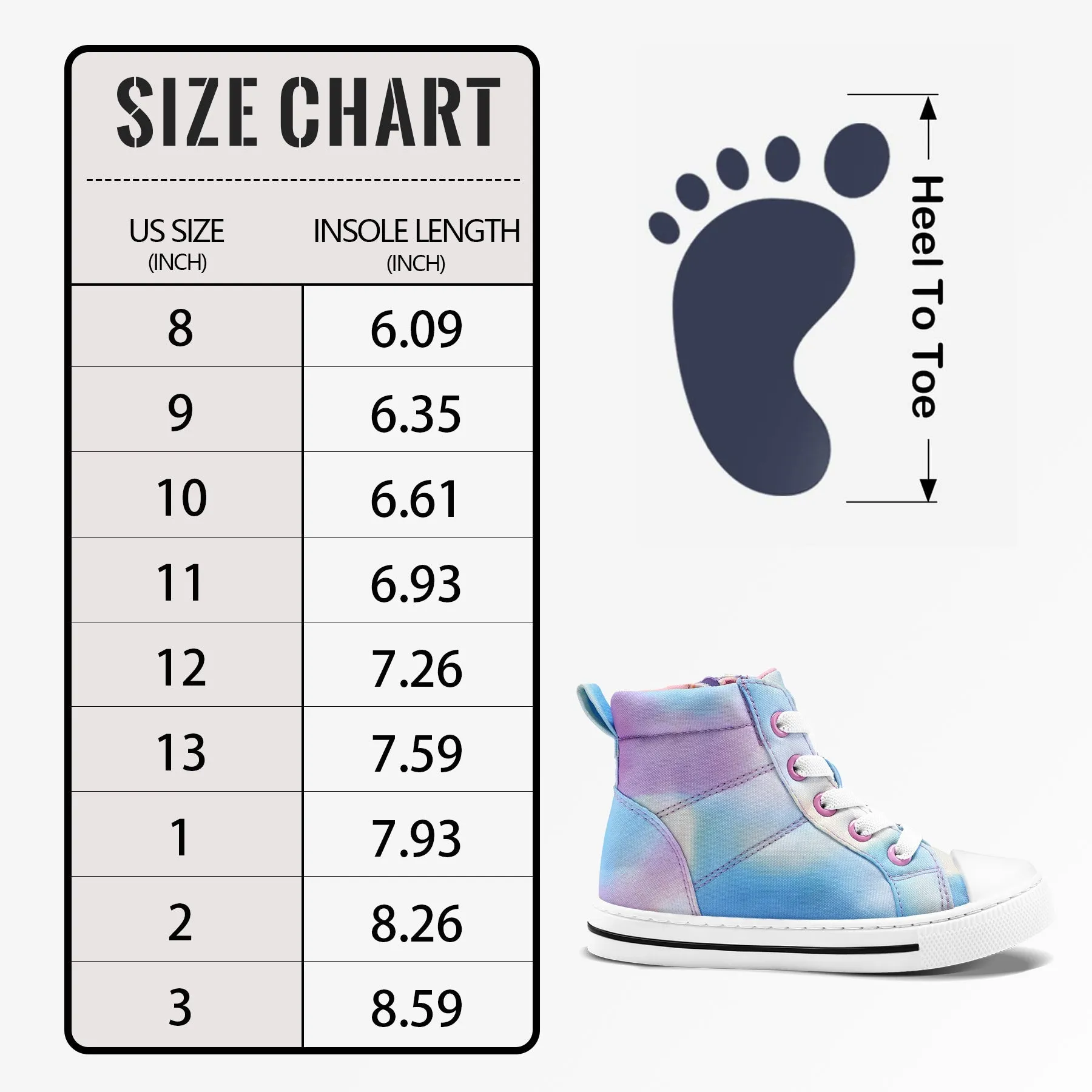 Ombre Lace-Up High-Top Sneakers