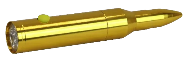 OO-  50cal. Bullet Flash Light with 9 LEDs