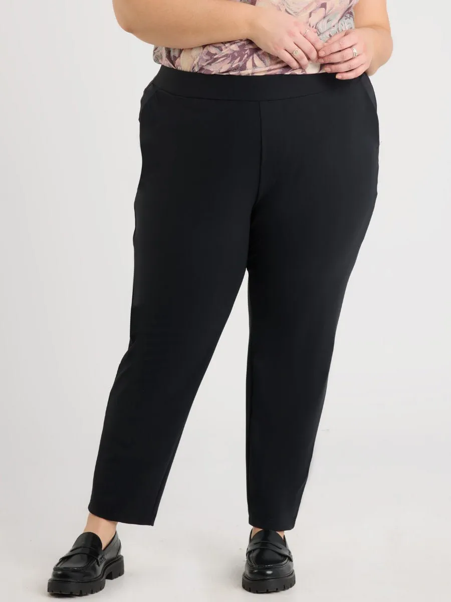 Pantalon Droit Régulier 28" Ecoversa - Noir