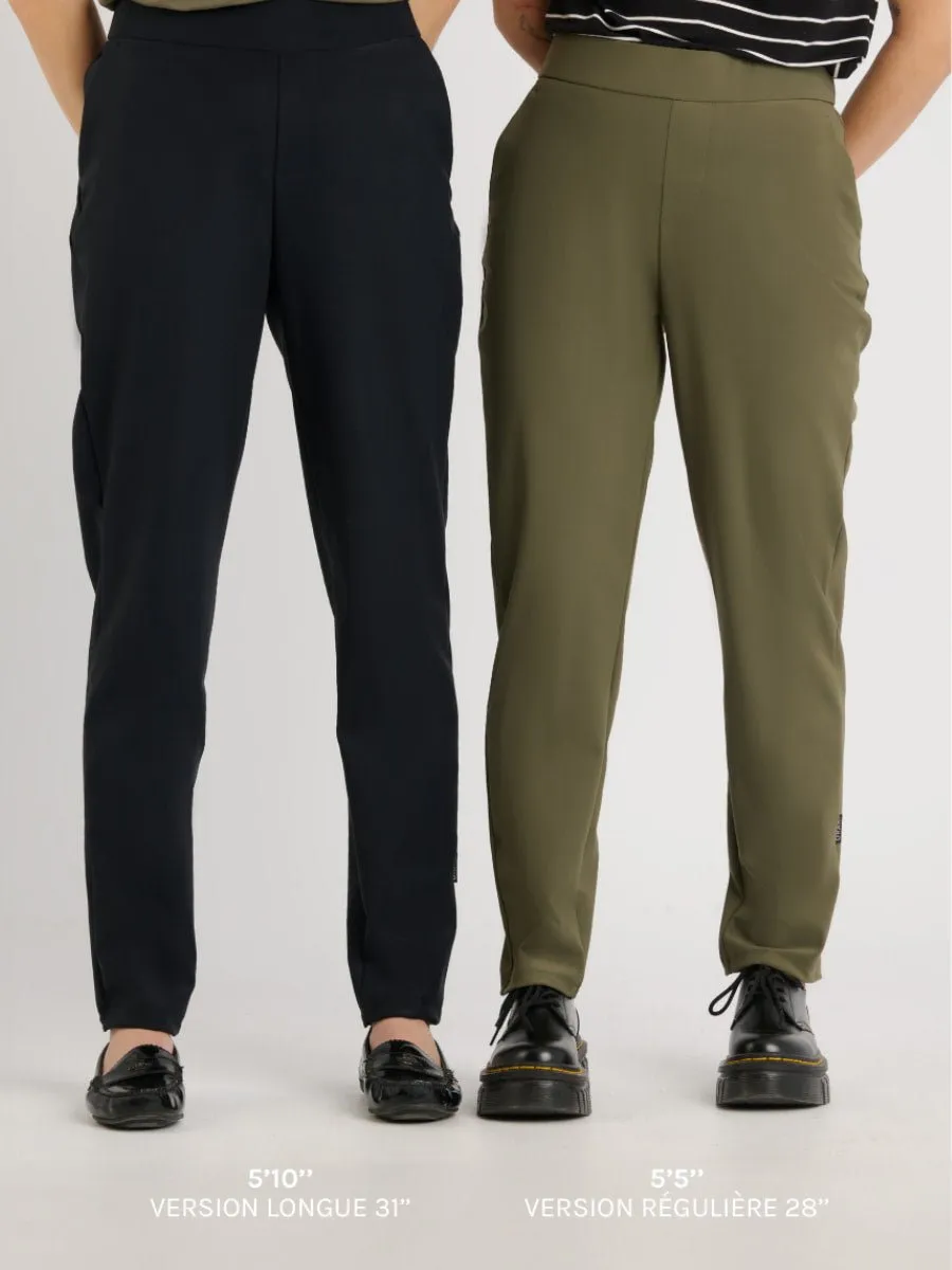 Pantalon Droit Régulier 28" Ecoversa - Noir