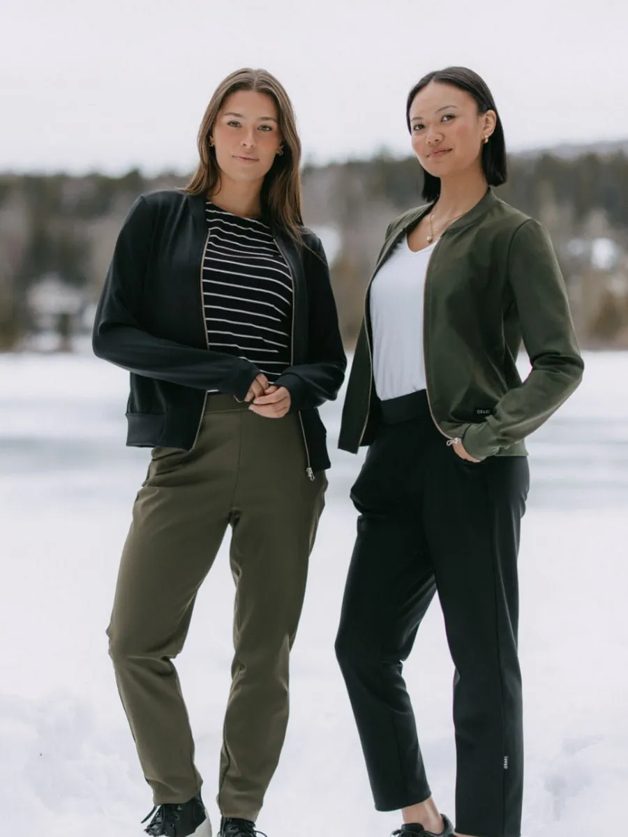 Pantalon Droit Régulier 28" Ecoversa - Noir