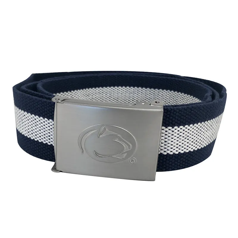 Penn State Fabric Slide Closure Belt