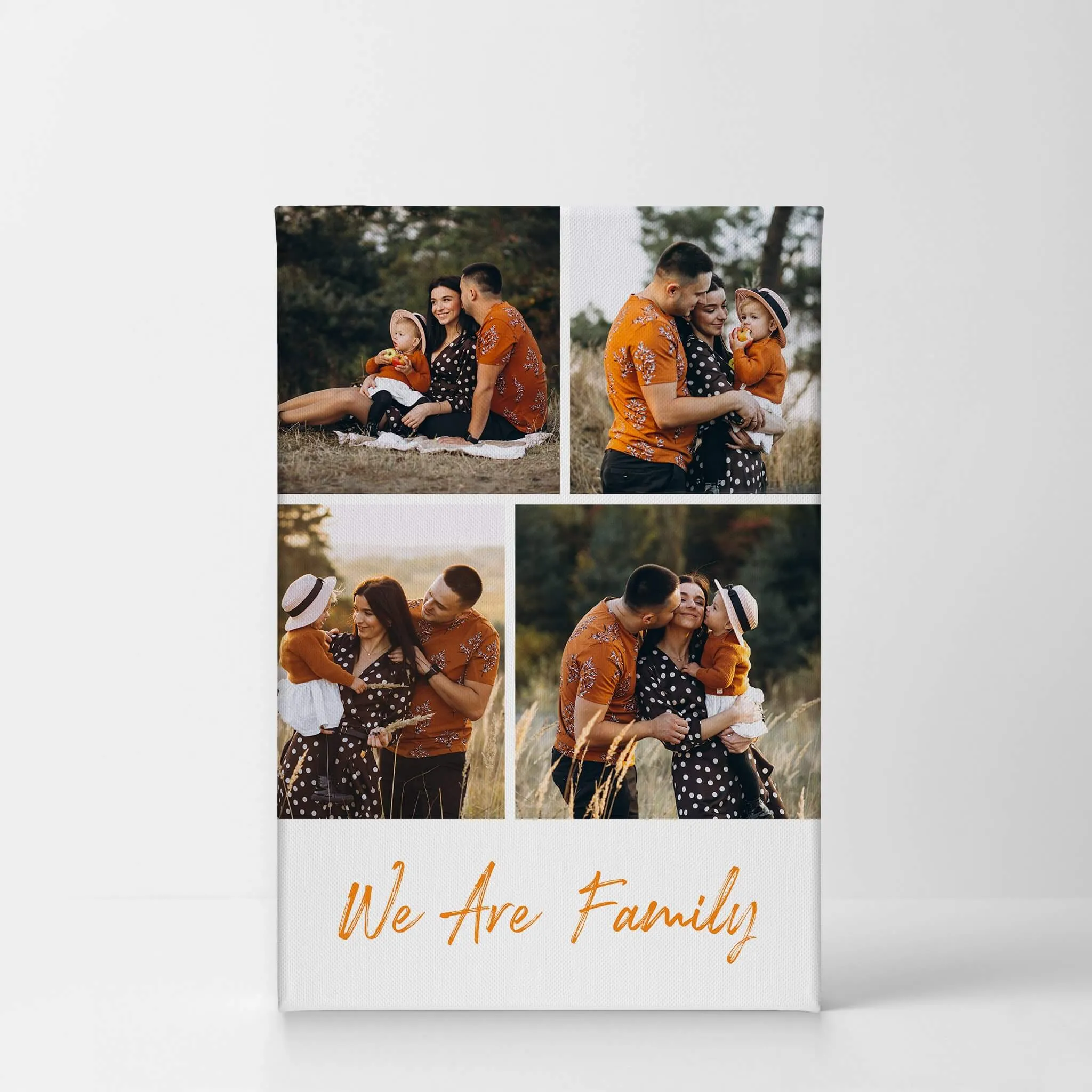 Personalized Gift Wall Art Custom Photo Collage with Customized Text