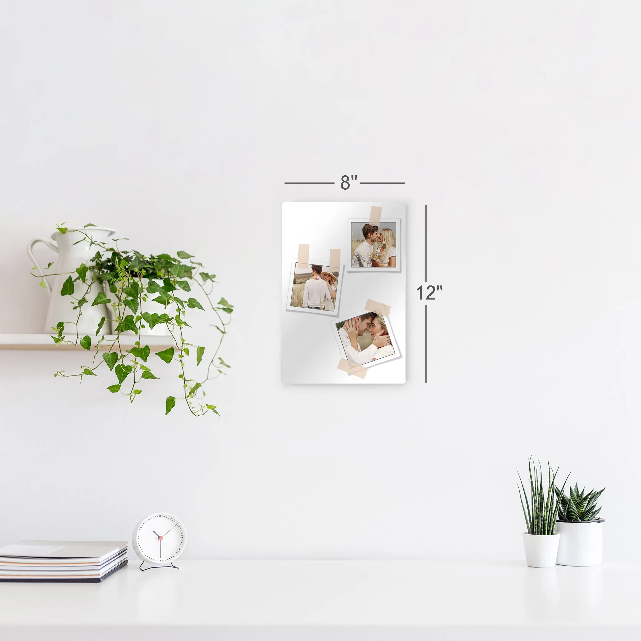 Personalized Gift Wall Art Custom Photo Collage with Polaroid Frames