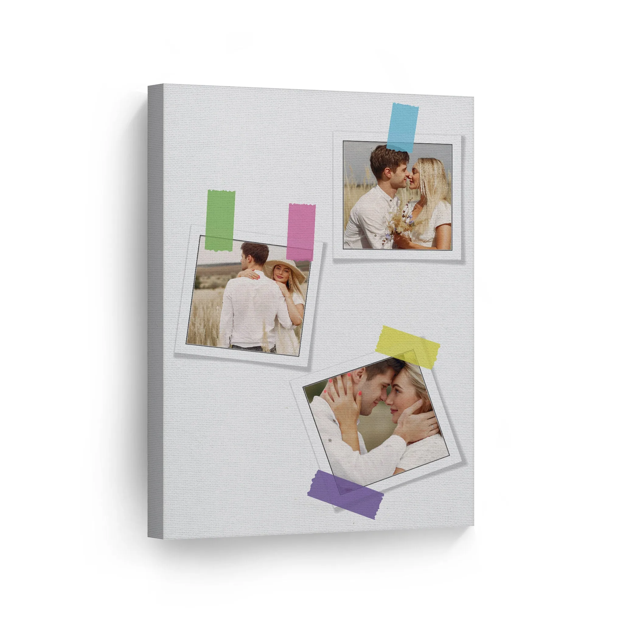 Personalized Gift Wall Art Custom Photo Collage with Polaroid Frames