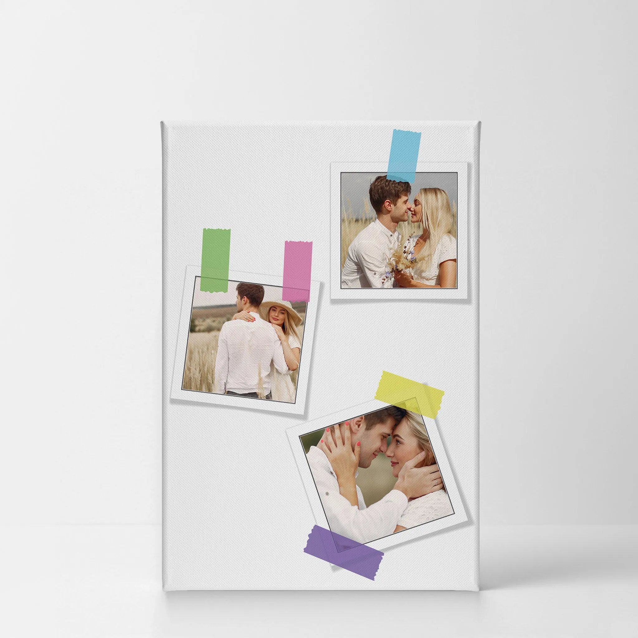 Personalized Gift Wall Art Custom Photo Collage with Polaroid Frames