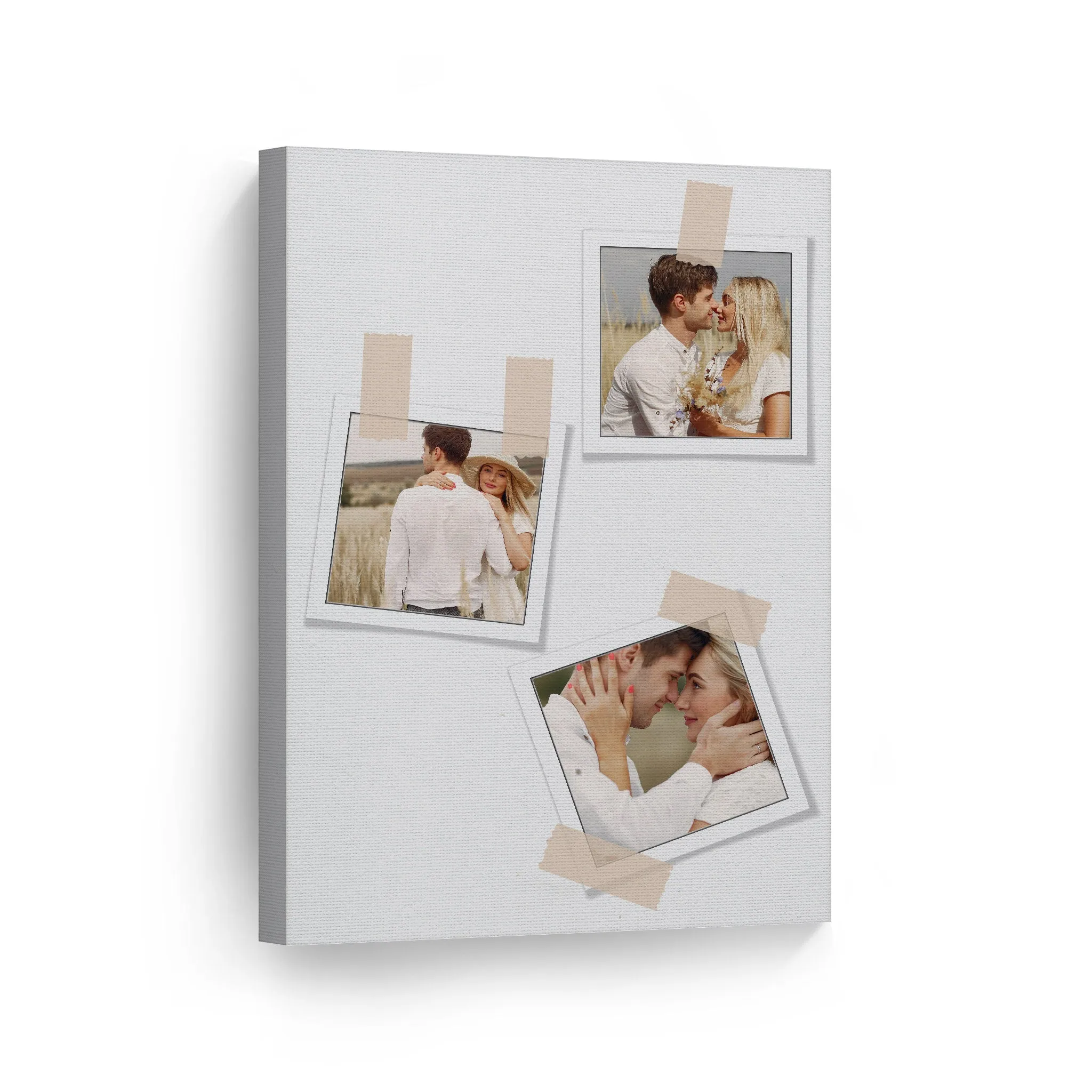 Personalized Gift Wall Art Custom Photo Collage with Polaroid Frames